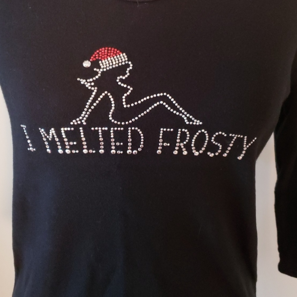 I Melted Frosty Christmas Shirt